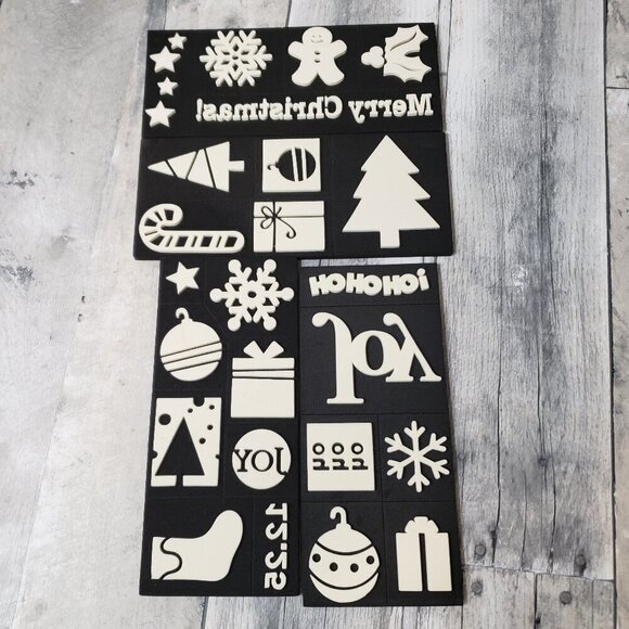 New - 25 Foam Christmas Stamps - Picture 1 of 3